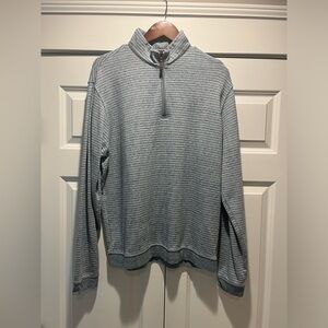 Johnnie-O large gray 1/4 zip